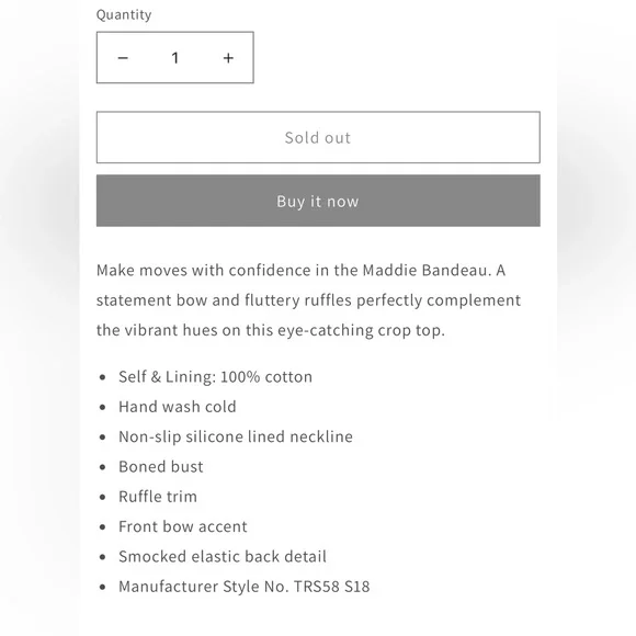 NWT ✨ Revolve Tularosa Maddie ruffle Bandeau top - Picture 12 of 13